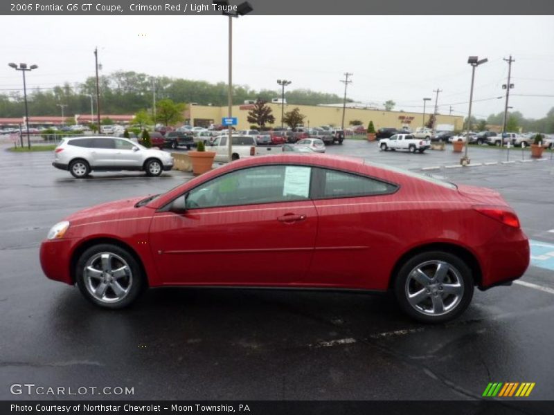 Crimson Red / Light Taupe 2006 Pontiac G6 GT Coupe