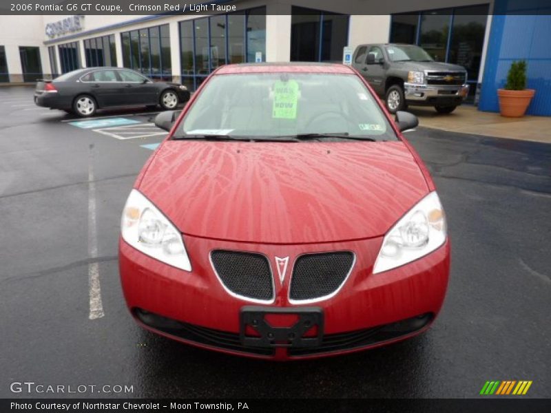 Crimson Red / Light Taupe 2006 Pontiac G6 GT Coupe