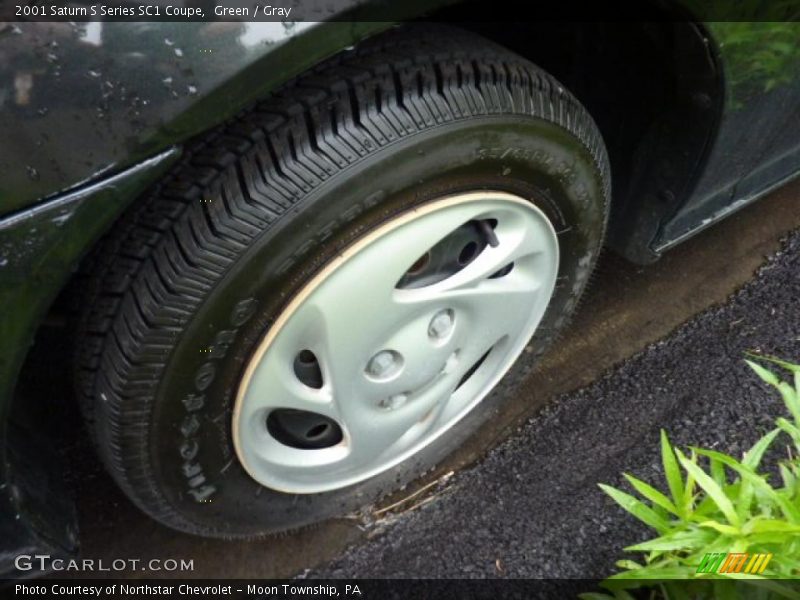 Green / Gray 2001 Saturn S Series SC1 Coupe