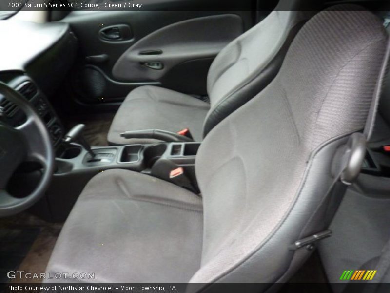 Green / Gray 2001 Saturn S Series SC1 Coupe