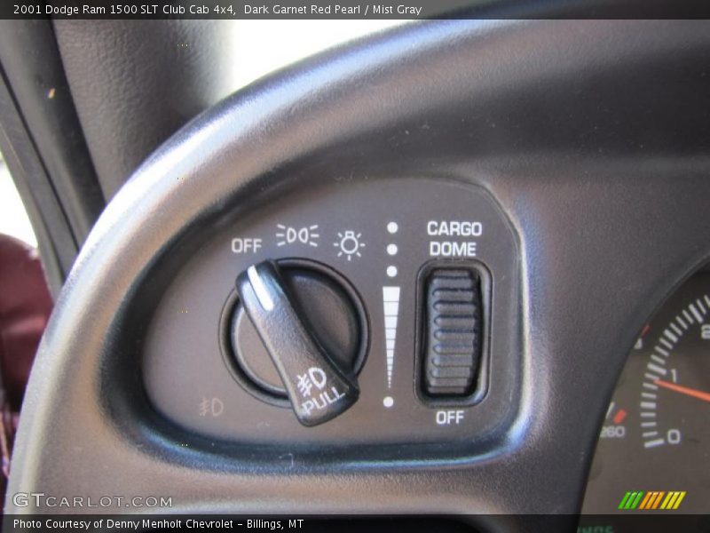 Dark Garnet Red Pearl / Mist Gray 2001 Dodge Ram 1500 SLT Club Cab 4x4