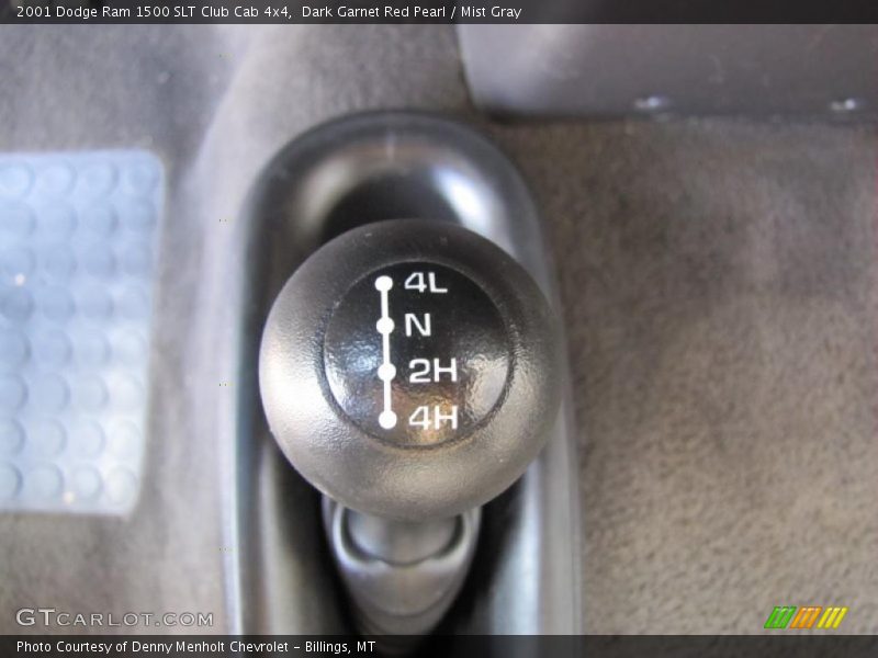 Dark Garnet Red Pearl / Mist Gray 2001 Dodge Ram 1500 SLT Club Cab 4x4
