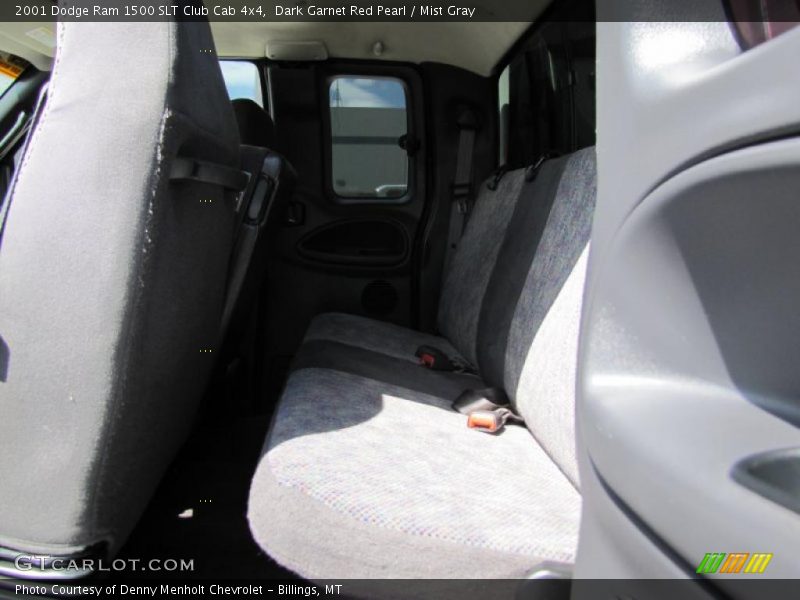 Dark Garnet Red Pearl / Mist Gray 2001 Dodge Ram 1500 SLT Club Cab 4x4