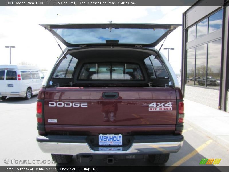 Dark Garnet Red Pearl / Mist Gray 2001 Dodge Ram 1500 SLT Club Cab 4x4