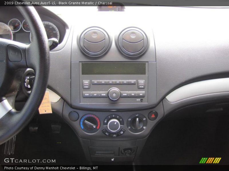 Black Granite Metallic / Charcoal 2009 Chevrolet Aveo Aveo5 LS