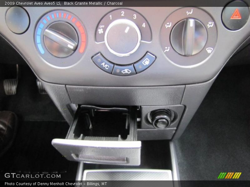 Black Granite Metallic / Charcoal 2009 Chevrolet Aveo Aveo5 LS