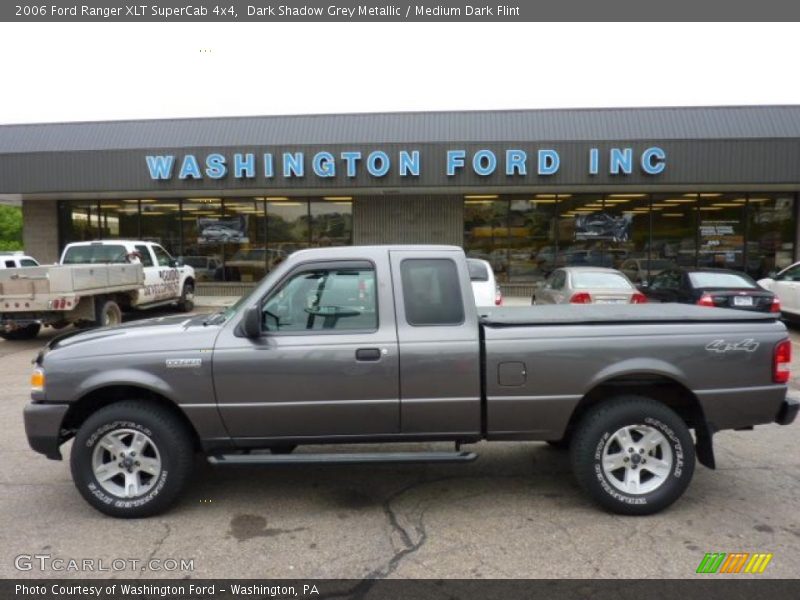Dark Shadow Grey Metallic / Medium Dark Flint 2006 Ford Ranger XLT SuperCab 4x4