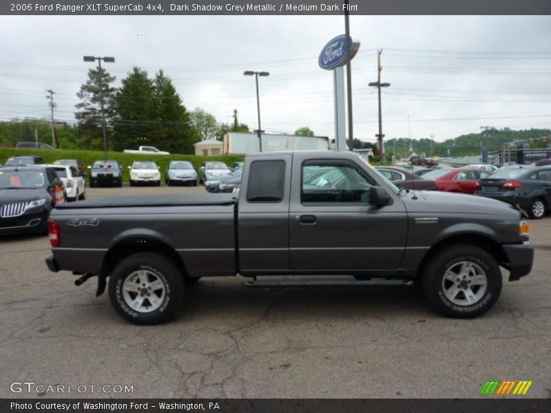 Dark Shadow Grey Metallic / Medium Dark Flint 2006 Ford Ranger XLT SuperCab 4x4