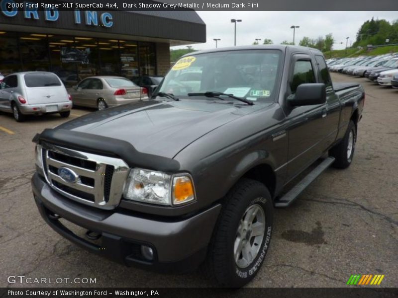 Dark Shadow Grey Metallic / Medium Dark Flint 2006 Ford Ranger XLT SuperCab 4x4