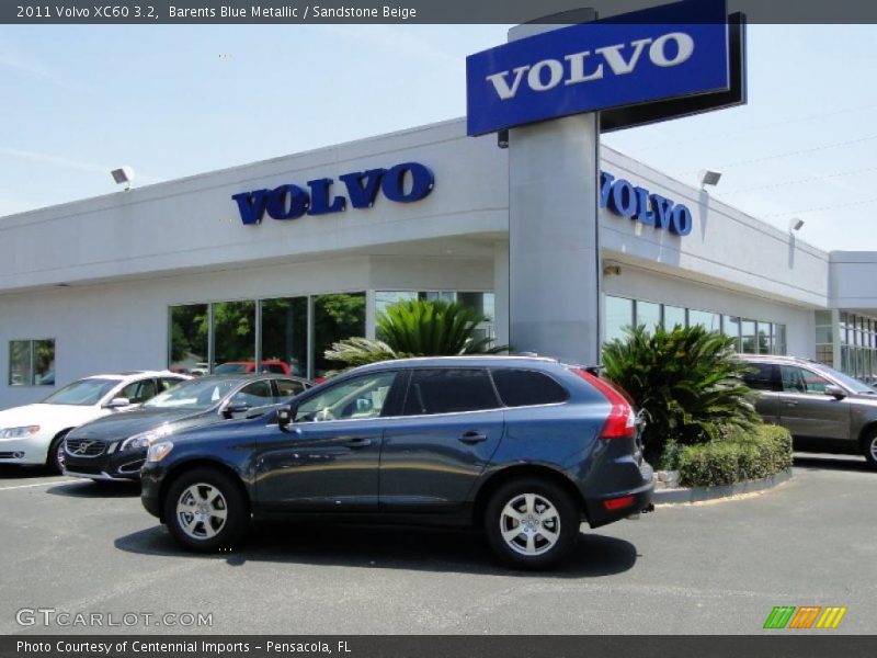Barents Blue Metallic / Sandstone Beige 2011 Volvo XC60 3.2