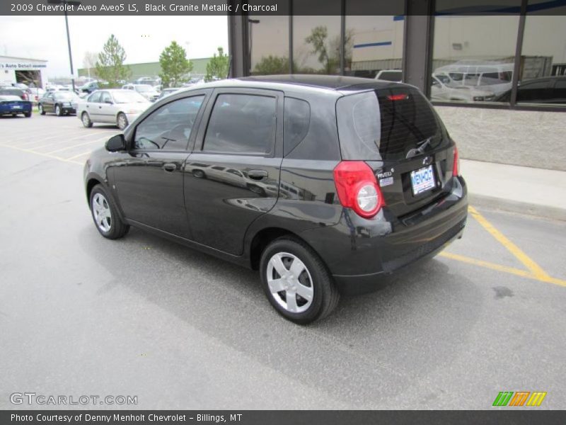 Black Granite Metallic / Charcoal 2009 Chevrolet Aveo Aveo5 LS