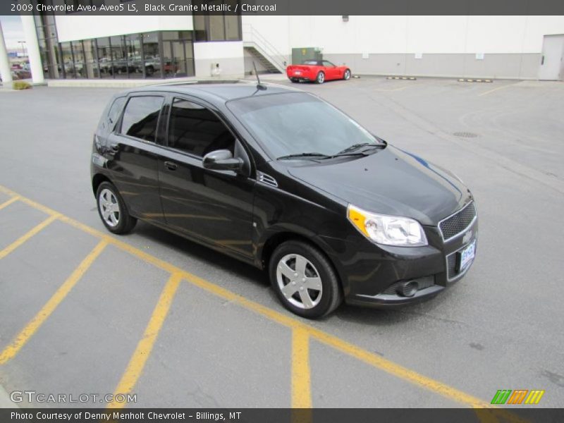 Black Granite Metallic / Charcoal 2009 Chevrolet Aveo Aveo5 LS