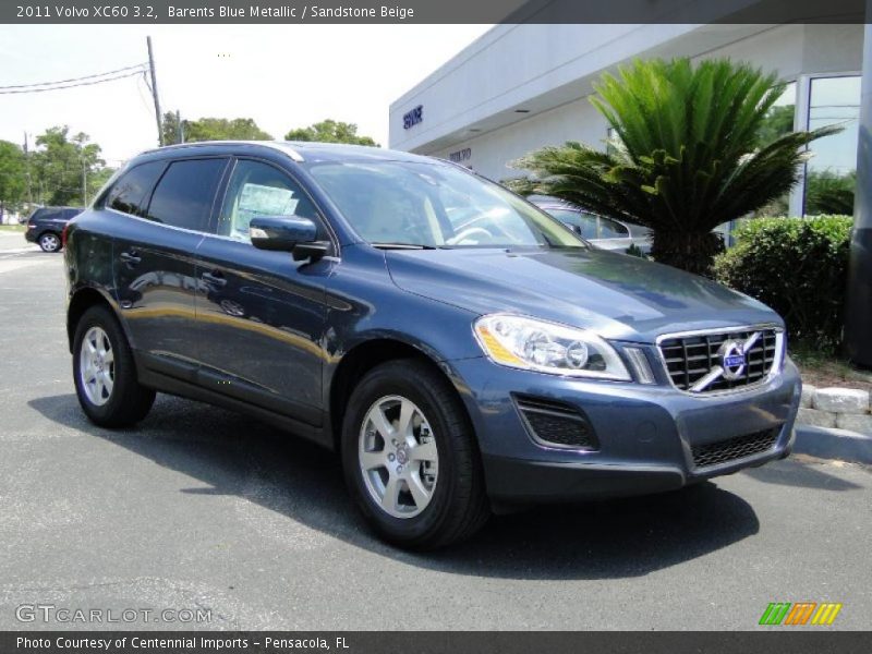 Barents Blue Metallic / Sandstone Beige 2011 Volvo XC60 3.2