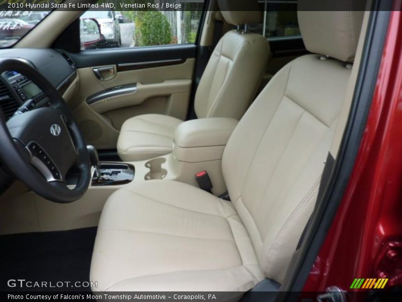 Venetian Red / Beige 2010 Hyundai Santa Fe Limited 4WD