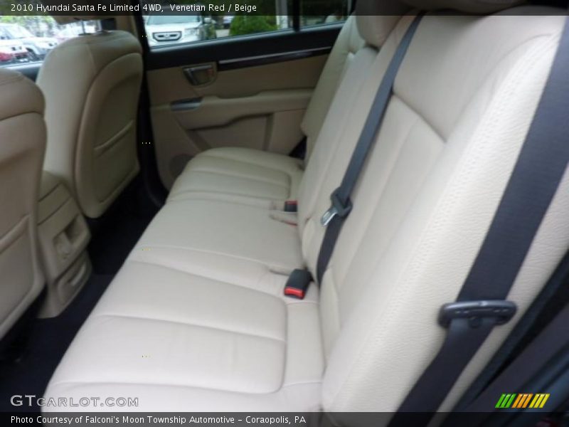 Venetian Red / Beige 2010 Hyundai Santa Fe Limited 4WD