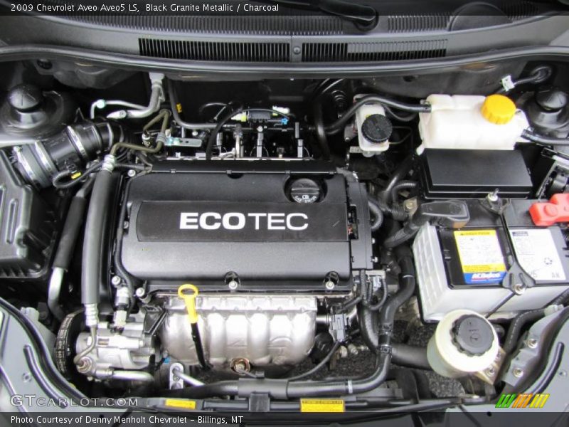 Black Granite Metallic / Charcoal 2009 Chevrolet Aveo Aveo5 LS