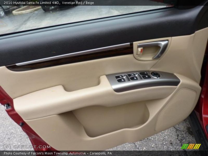 Door Panel of 2010 Santa Fe Limited 4WD