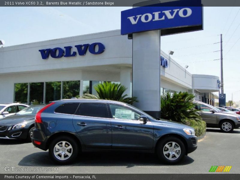 Barents Blue Metallic / Sandstone Beige 2011 Volvo XC60 3.2