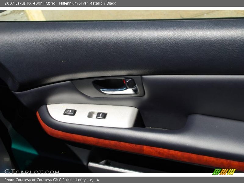Millennium Silver Metallic / Black 2007 Lexus RX 400h Hybrid