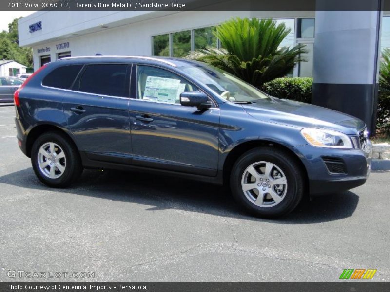 Barents Blue Metallic / Sandstone Beige 2011 Volvo XC60 3.2