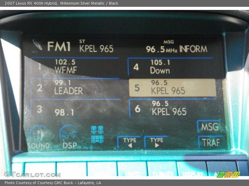 Millennium Silver Metallic / Black 2007 Lexus RX 400h Hybrid