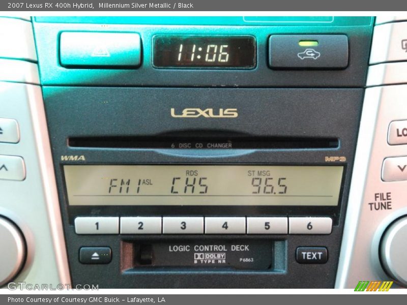 Millennium Silver Metallic / Black 2007 Lexus RX 400h Hybrid