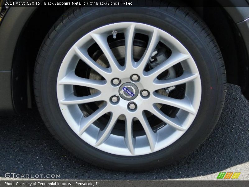 Black Sapphire Metallic / Off Black/Blonde T-Tec 2011 Volvo C30 T5