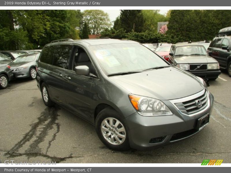 Sterling Gray Metallic / Gray 2009 Honda Odyssey EX-L