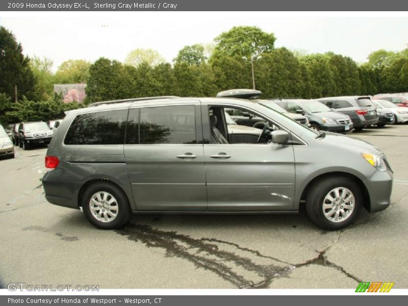 Sterling Gray Metallic / Gray 2009 Honda Odyssey EX-L