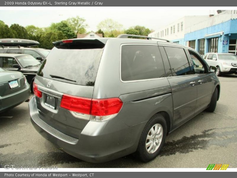Sterling Gray Metallic / Gray 2009 Honda Odyssey EX-L