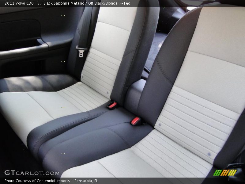 Black Sapphire Metallic / Off Black/Blonde T-Tec 2011 Volvo C30 T5