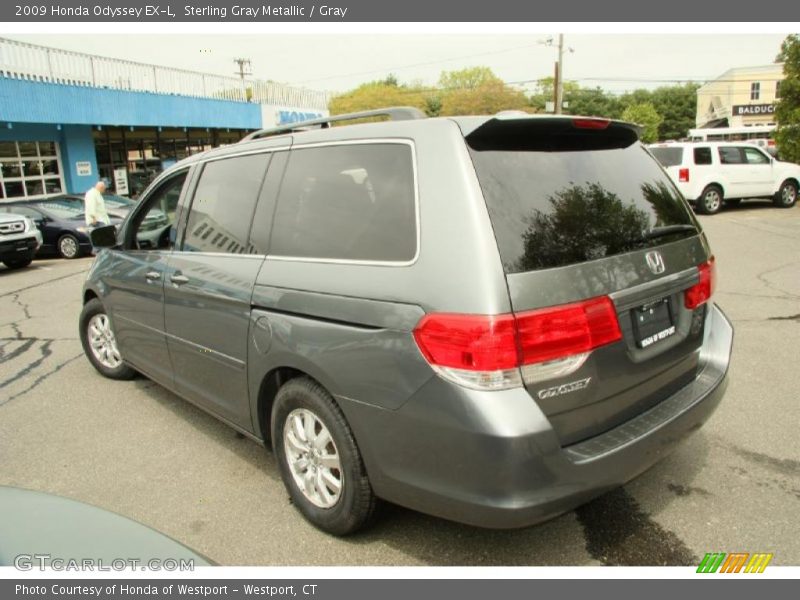 Sterling Gray Metallic / Gray 2009 Honda Odyssey EX-L