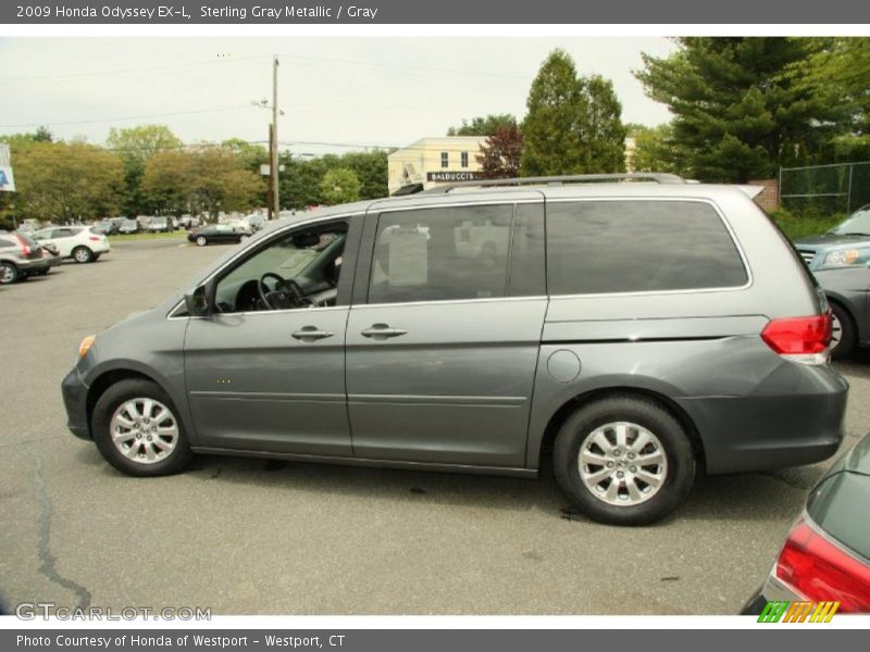 Sterling Gray Metallic / Gray 2009 Honda Odyssey EX-L