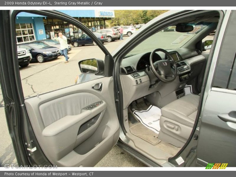 Sterling Gray Metallic / Gray 2009 Honda Odyssey EX-L