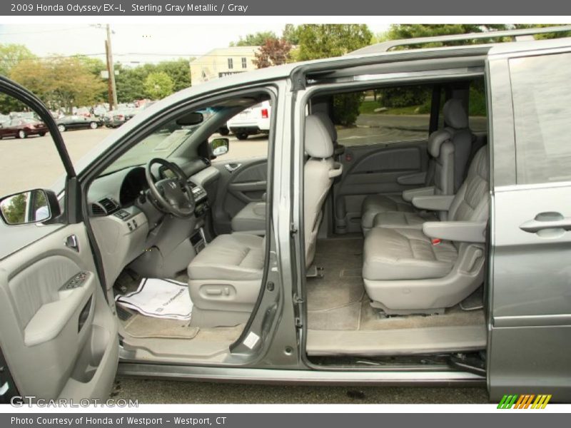 Sterling Gray Metallic / Gray 2009 Honda Odyssey EX-L