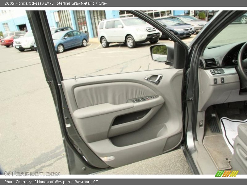 Sterling Gray Metallic / Gray 2009 Honda Odyssey EX-L