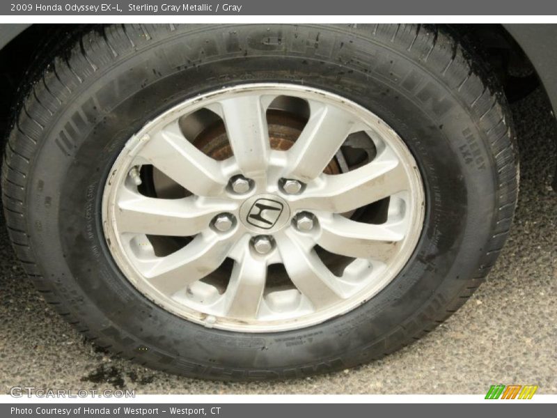 Sterling Gray Metallic / Gray 2009 Honda Odyssey EX-L