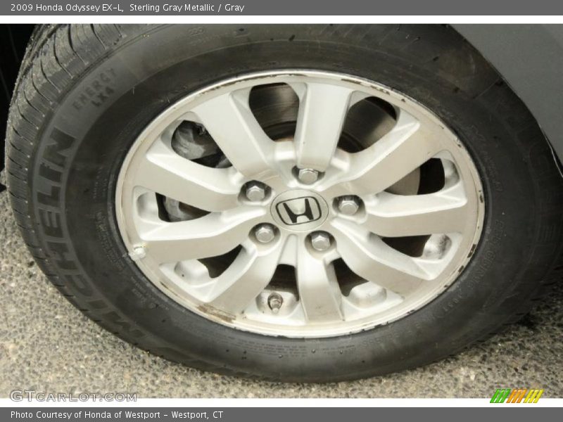 Sterling Gray Metallic / Gray 2009 Honda Odyssey EX-L