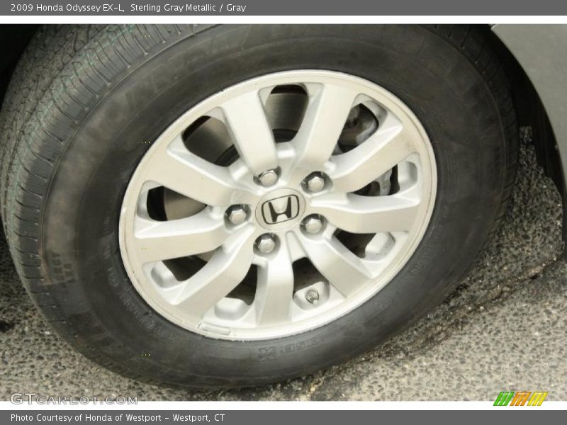 Sterling Gray Metallic / Gray 2009 Honda Odyssey EX-L