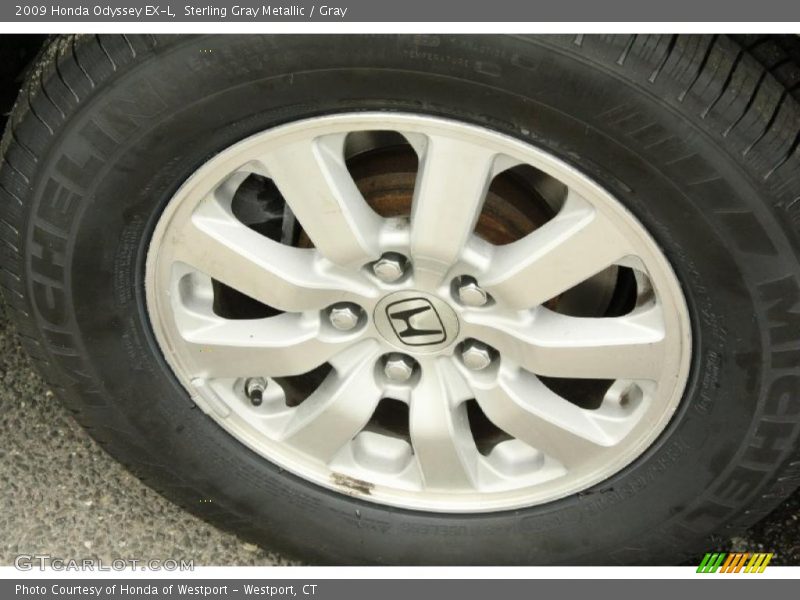 Sterling Gray Metallic / Gray 2009 Honda Odyssey EX-L