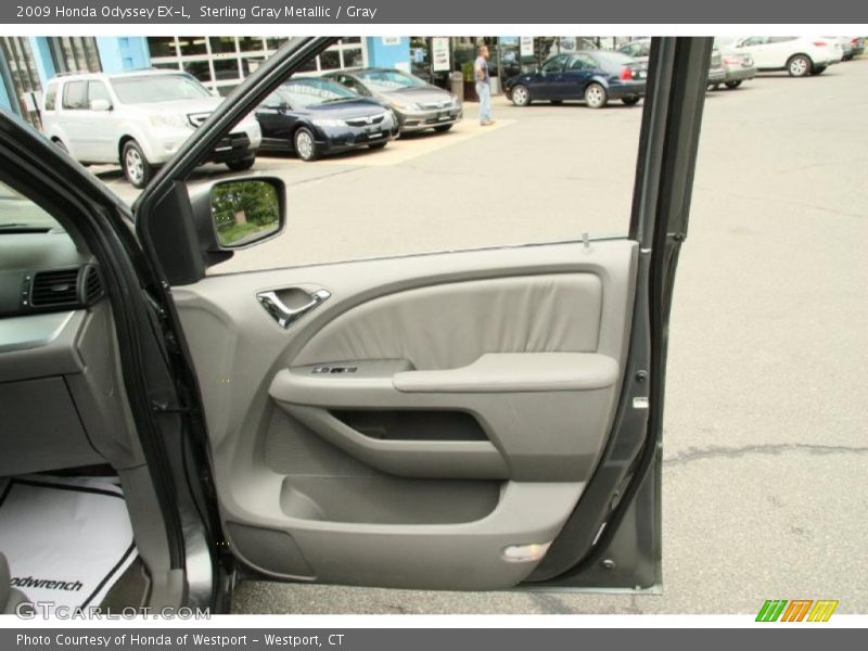 Sterling Gray Metallic / Gray 2009 Honda Odyssey EX-L
