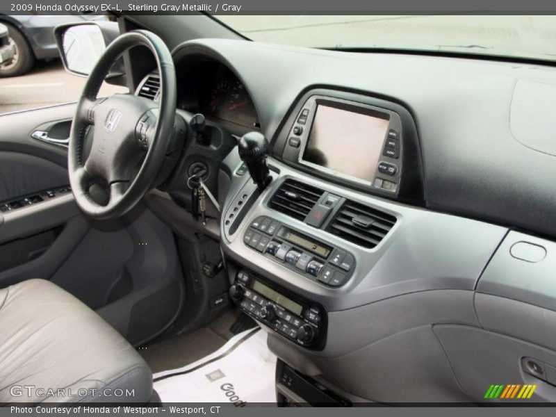 Sterling Gray Metallic / Gray 2009 Honda Odyssey EX-L