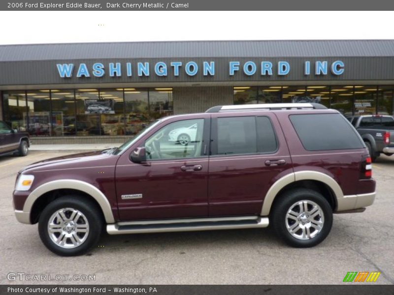 Dark Cherry Metallic / Camel 2006 Ford Explorer Eddie Bauer