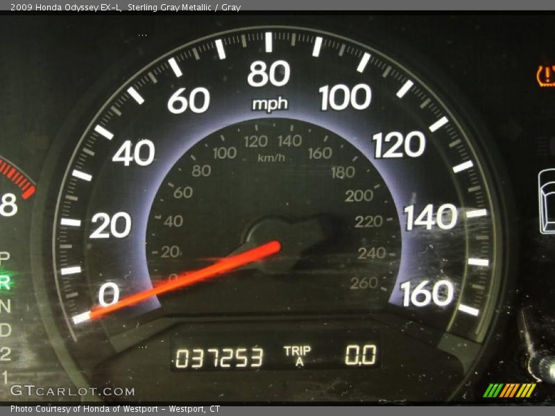 Sterling Gray Metallic / Gray 2009 Honda Odyssey EX-L