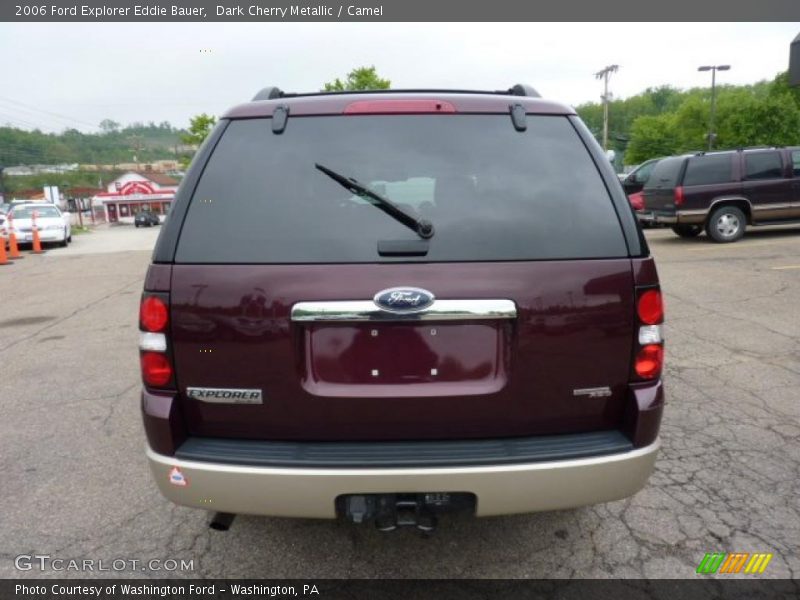 Dark Cherry Metallic / Camel 2006 Ford Explorer Eddie Bauer