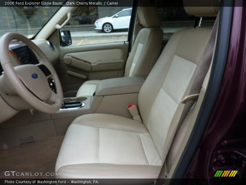 Dark Cherry Metallic / Camel 2006 Ford Explorer Eddie Bauer