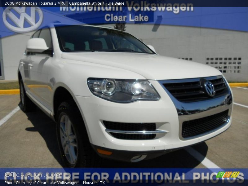 Campanella White / Pure Beige 2008 Volkswagen Touareg 2 VR6