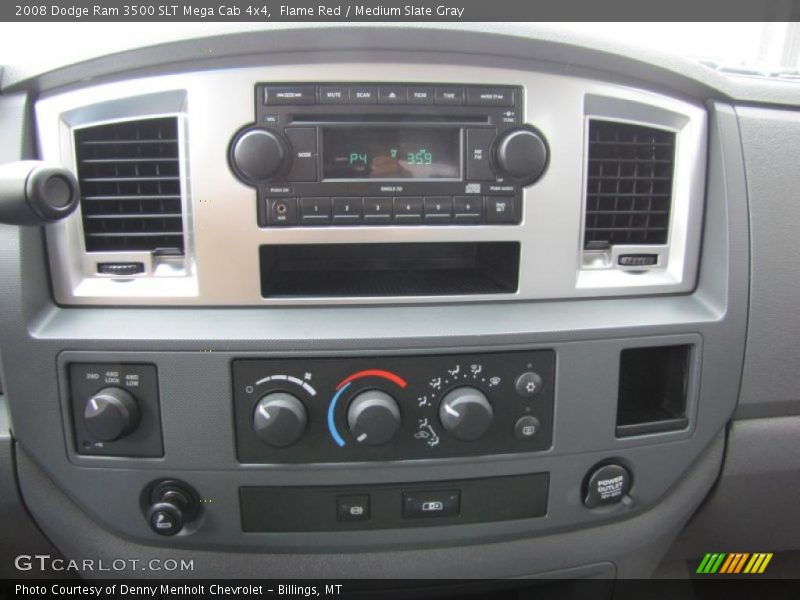 Flame Red / Medium Slate Gray 2008 Dodge Ram 3500 SLT Mega Cab 4x4