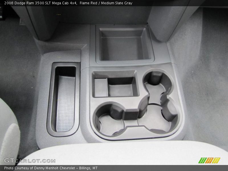 Flame Red / Medium Slate Gray 2008 Dodge Ram 3500 SLT Mega Cab 4x4