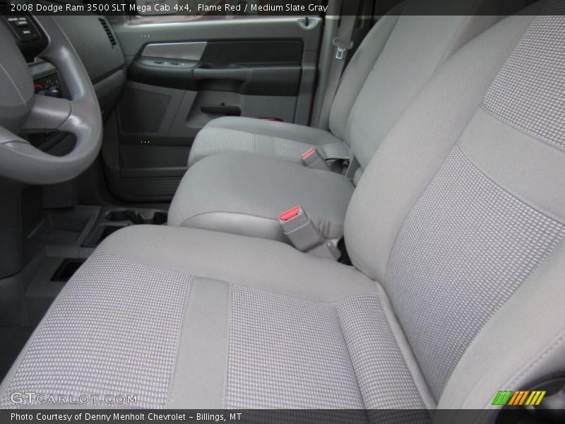 Flame Red / Medium Slate Gray 2008 Dodge Ram 3500 SLT Mega Cab 4x4